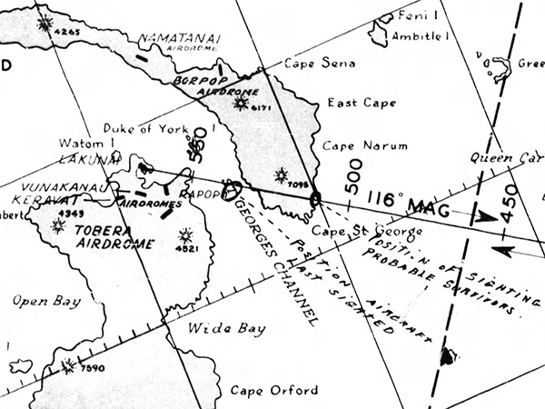 Pacific Wrecks Map Of New Britain And New Ireland