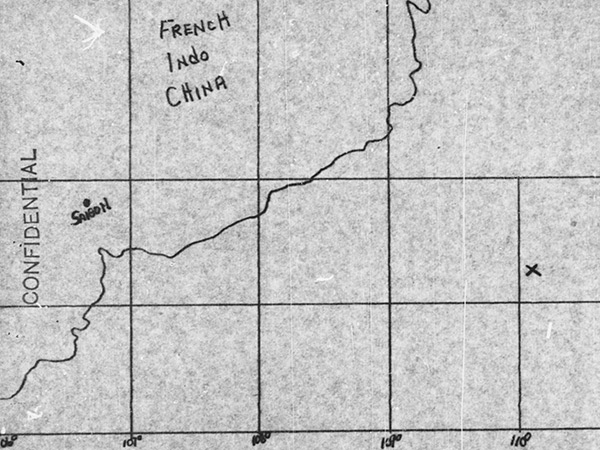 Pacific Wrecks Map Depicting The Loss Location Of B J Patches