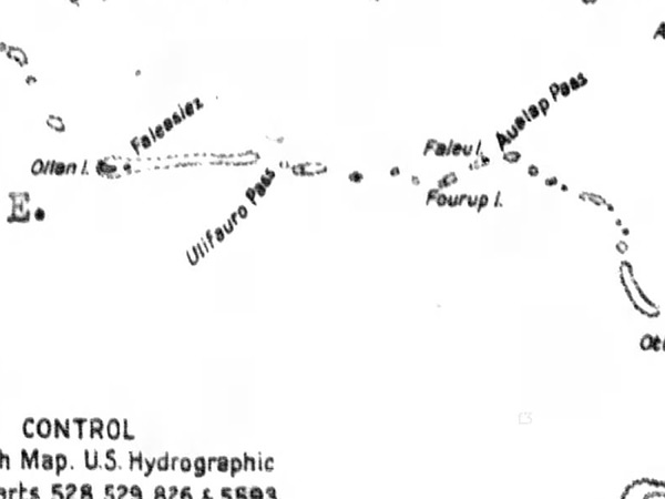 Pacific Wrecks Map Of The Southern Edge Reef Of Truk Lagoon