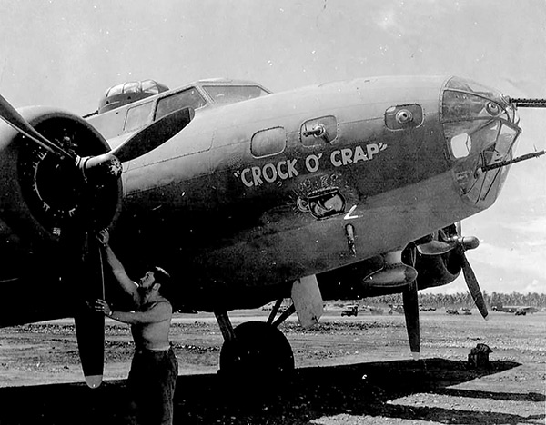 Pacific Wrecks - B-17E "Crock O' Crap" 41-2632 Parked On Guadalcanal