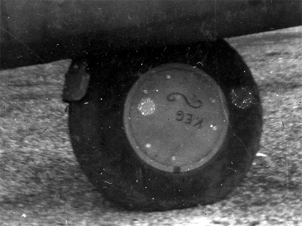 Pacific Wrecks - B-24D 'Heaven Can Wait' 42-41216 Nose Wheel With 'Keg ...