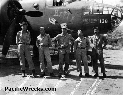 Pacific Wrecks - B-25D-1 "Flying Ginny / Bette" Serial Number 41-30017