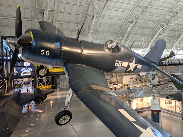 Pacific Wrecks - F4U-1D Corsair 50375 displayed at National Air & Space ...