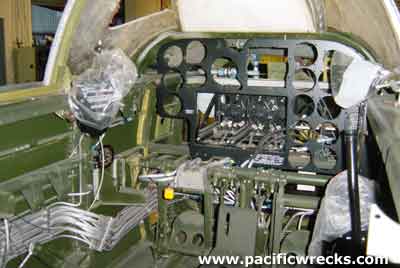 Pacific Wrecks - P-61B Black Widow 43-39445 cockpit restoration at MAAM