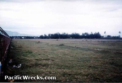 Pacific Wrecks - View to the southeast of Lingayen Airport runway