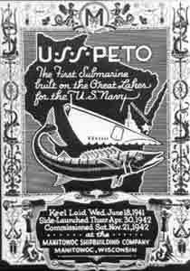 USS Peto Plaque